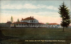 Soldiers barracks Puget Sound Naval Station Bremerton, WA Postcard Postcard