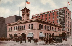 Headquarters Seattle Fire Department Postcard