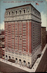Hotel La Salle, La Salle and Madison Sts Postcard