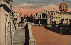 Looking west on Yukon Avenue Postcard