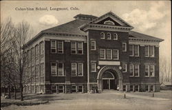 Columbine School Longmont, CO Postcard Postcard