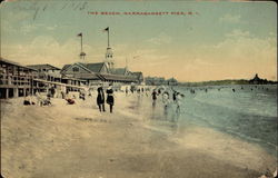 The beach at Narragansett Pier The beach at Narragansett Pier