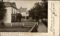 House Of Governor Burke and Hon. Sever Serumgard Postcard