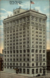 Kansas City Club, 13th and Baltimore Postcard