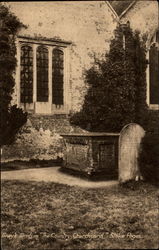 Gray's Tomb in " The Country Churchyard " Postcard