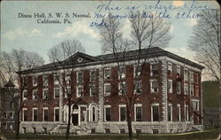 Dixon Hall, SWS Normal California, PA Postcard Postcard