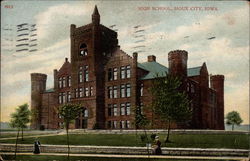 High School Sioux City, IA Postcard Postcard