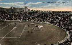 The Stadium, Packed with Crowds San Diego, CA Postcard Postcard