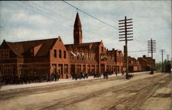 Union Depot Ogden, UT Postcard Postcard