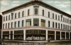 W.H. Wright & Cons Co., Department Store Postcard