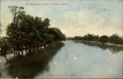 Tittabawassee RIver Saginaw, MI Postcard Postcard