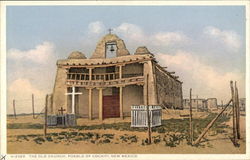 The Old Church Cochiti, NM Postcard Postcard