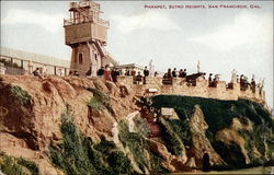 Parapet, Sutro Heights Postcard