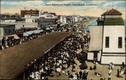 Band stand and pergola Postcard