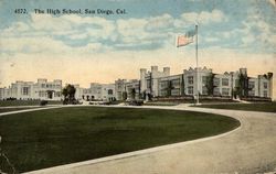 The High School San Diego, CA Postcard Postcard