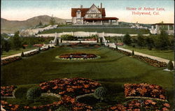 Home of Arthur Letts Postcard