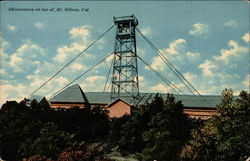 Observatory on top of Mt. Wilson Postcard