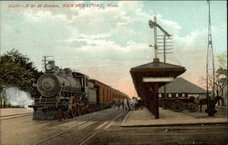 B&M Station Postcard