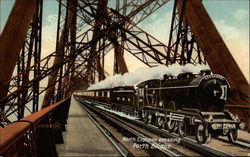 North Express crossing, Forth Bridge Postcard