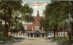Union Passenger Station Cedar Rapids, IA Postcard Postcard