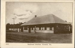 Railroad station Ulysses, PA Postcard Postcard