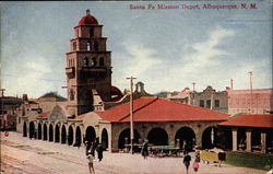 Santa Fe Mission Depot Albuquerque, NM Postcard Postcard