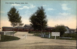 Penn Station Winona Lake, IN Postcard Postcard