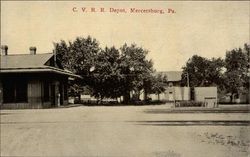 C.V.R.R. Depot Mercersburg, PA Postcard Postcard