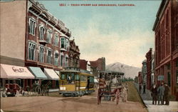 Third Street San Bernardino, CA Postcard Postcard