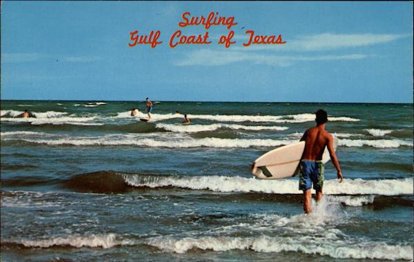 Surfing, Gulf Coast of Texas