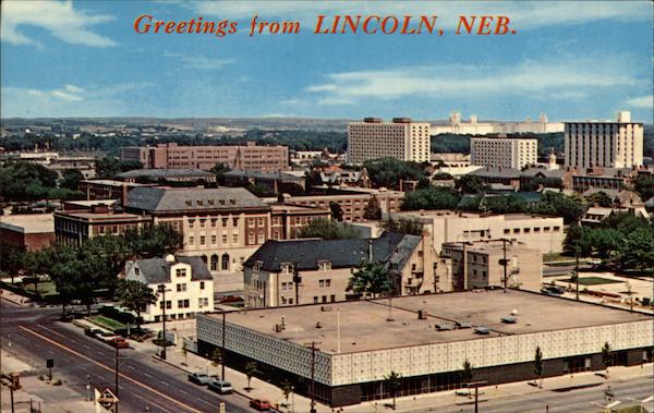 Greetings - View of University Lincoln Nebraska