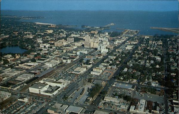 Air-view of St. Petersburg Florida