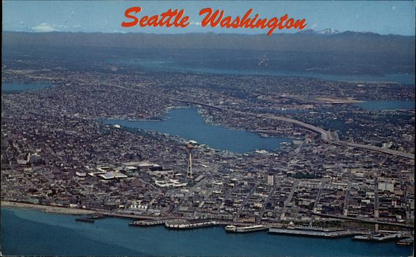 Aerial View Seattle Washington