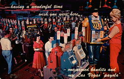 Gambling Casino Postcard