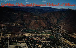 Golden Colo. and Famous School of Mines Postcard