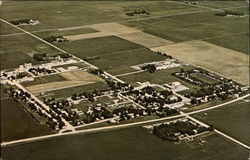 Aerial View of Prinsburg, June 1971 Minnesota Postcard Postcard