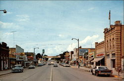 Main Street Pelican Rapids, MN Postcard Postcard