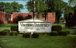 Vincennes University Indiana ` Postcard Postcard