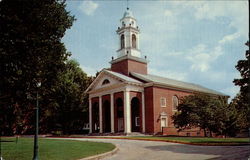 Wabash College Crawfordsville, IN Postcard Postcard