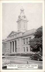 Franklin County Court House Brookville, IN Postcard Postcard