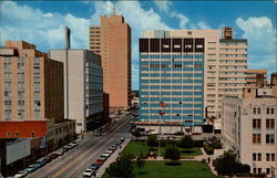 Downtown Midland skyline Texas Postcard Postcard