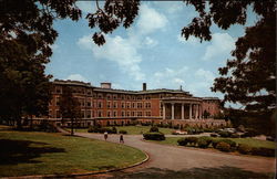 College Hall - Regis College Weston, MA Postcard Postcard