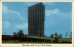 University Hall, University of Illinois Circle Campus Chicago, IL Postcard Postcard