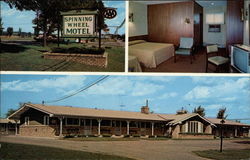 Spinning Wheel Motel Postcard