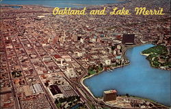 Oakland and Lake Merrit Postcard