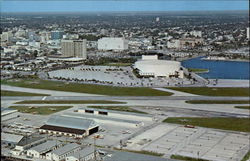 A skyline view Postcard