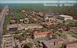 University of Detroit Michigan Postcard Postcard