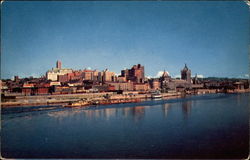 Albany Skyline Postcard