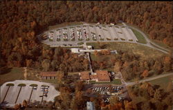 Aerial View of Accommodations Postcard