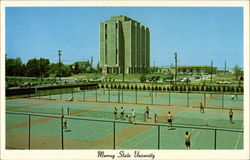 New Tennis Courts, Murray State University Postcard